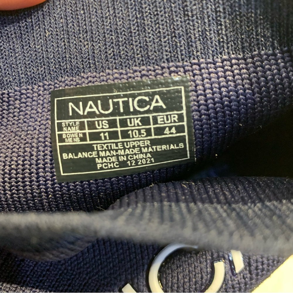 Nautica Men's High Sock Sneaker with Enhanced Ankle Support Style-Bowen Blue - Picture 12 of 12